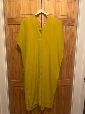 Zara Linen Blend Mustard Kaftan/Dress